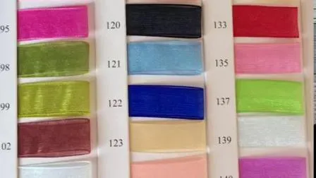 Королева Рождественская пластиковая цветочная блестящая тартановая лента Далласа с металлической печатью из органзы с термопереносной лентой и аксессуарами для одежды для вечеринок, воздушных шаров (OR7078)