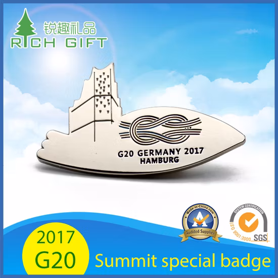 Производитель оптовой продажи профессиональных металлических этикеток на заказ аксессуары для одежды